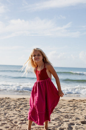 The Louise Dress | Magenta