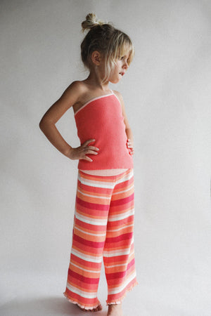 One Strap Knit Tank | Coral