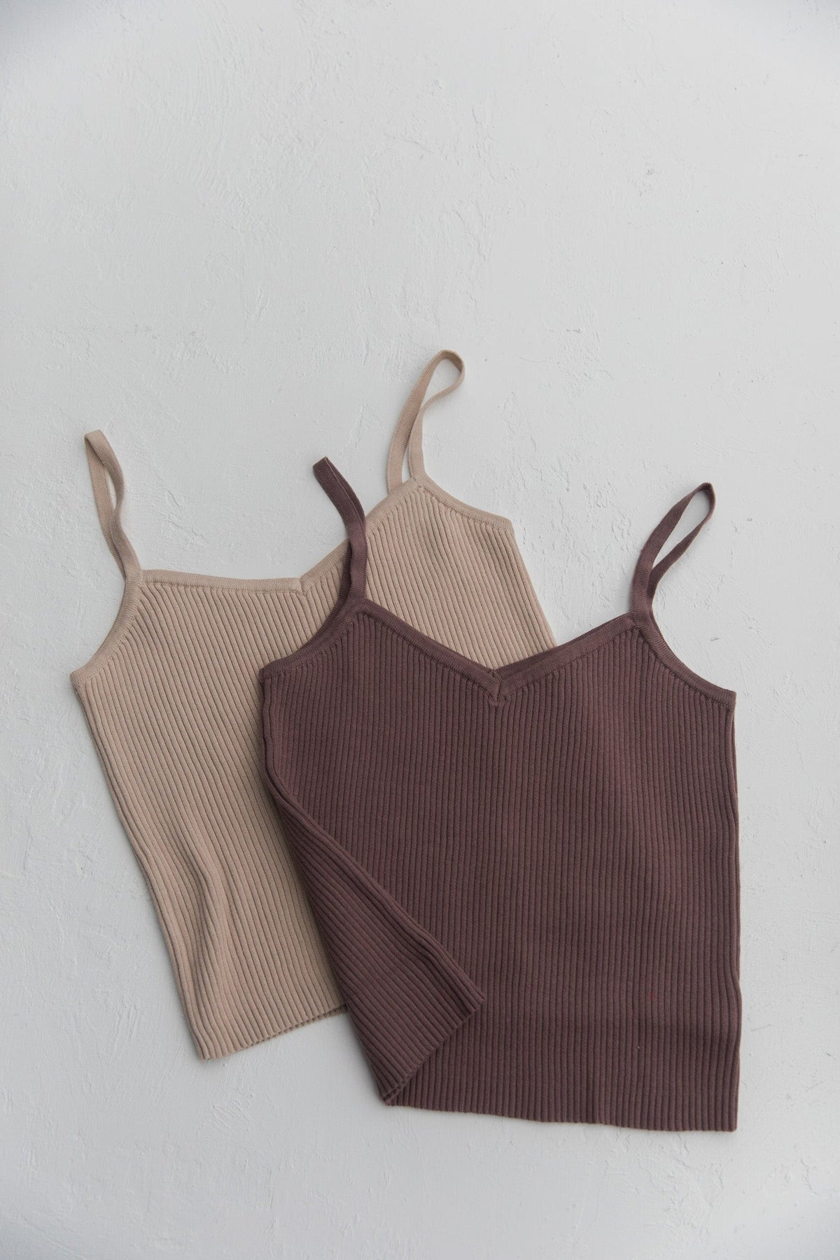Women's Knit Tank | Taupe