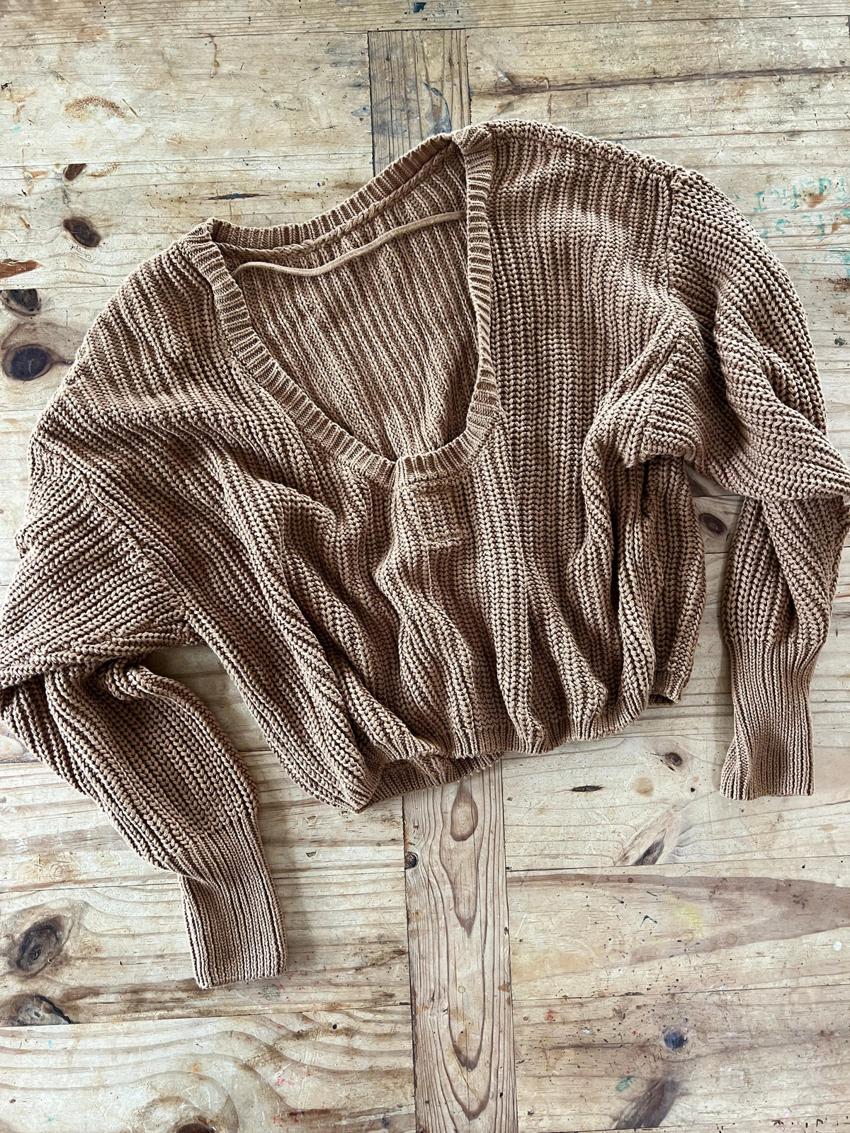 Women's Scoop Back Sweater