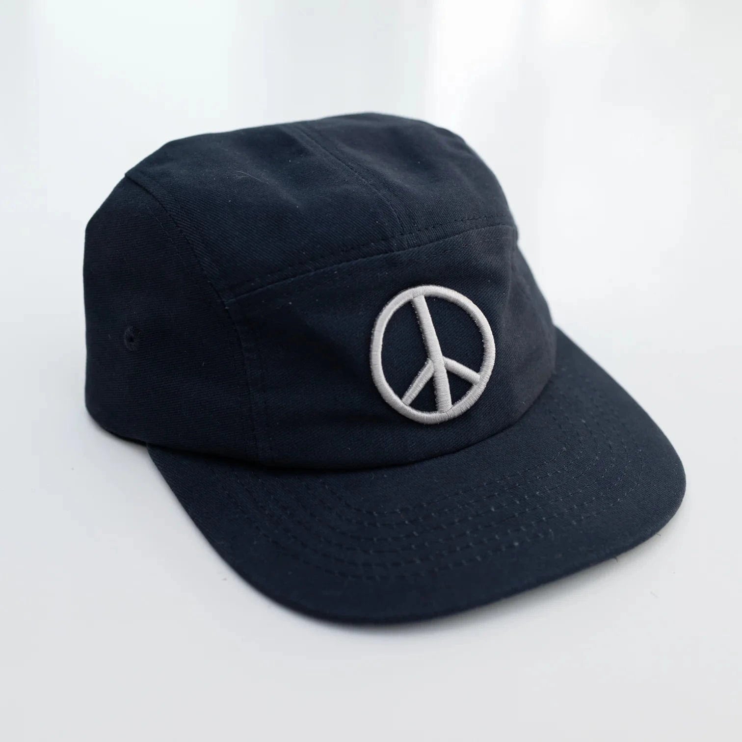 Cotton Five-Panel Hat in Peace