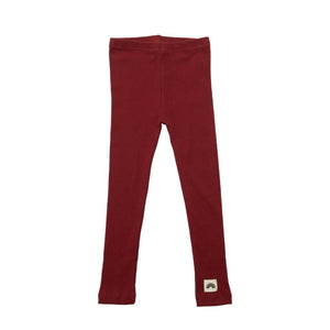 Leggings in Maroon