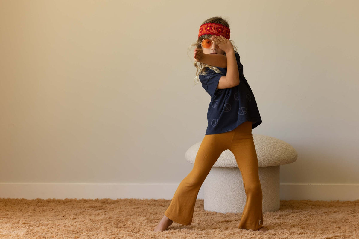 Flared Leggings (Lightweight) in Cinnamon