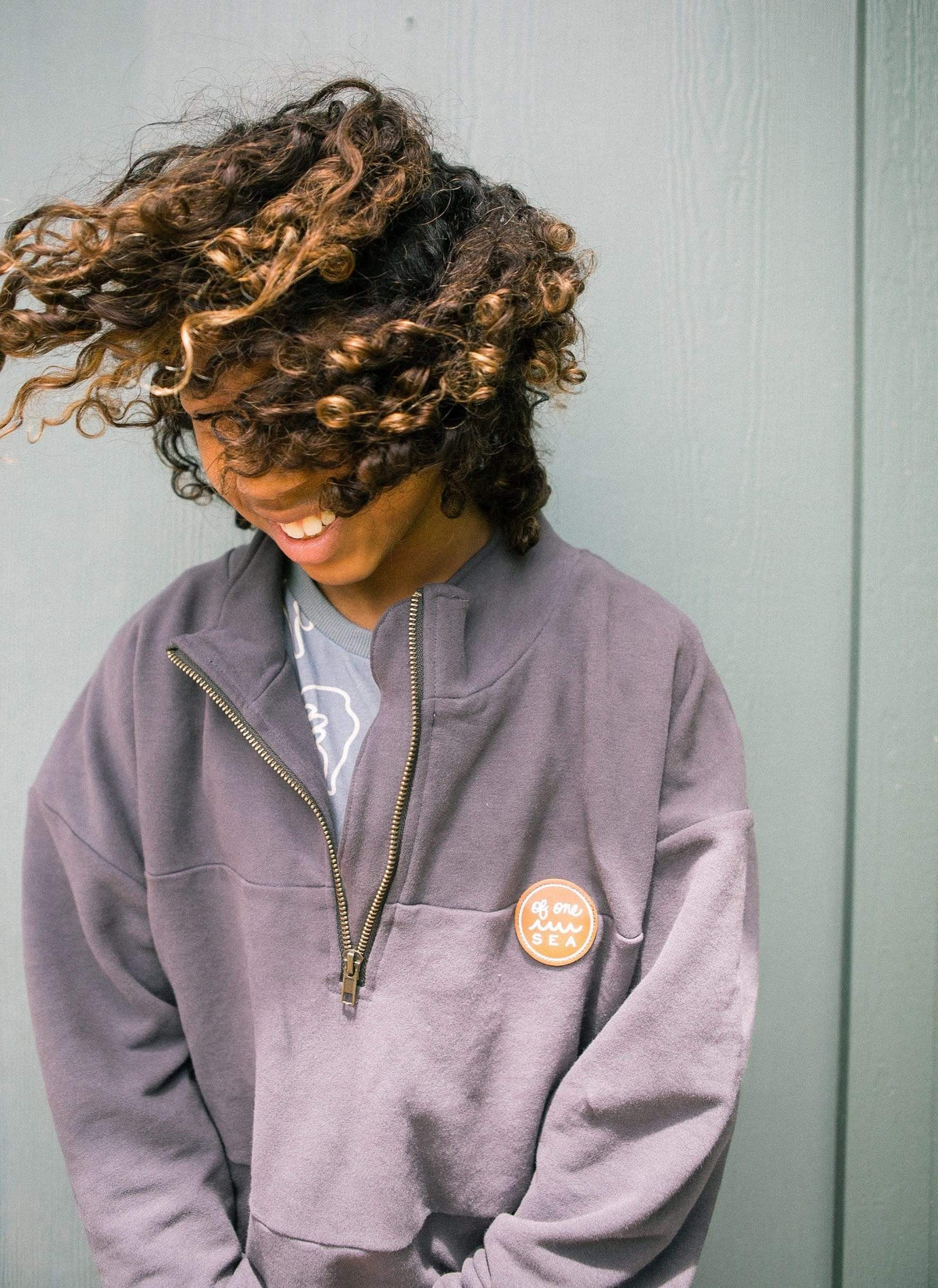 Adult Asphalt Half-Zip Pullover