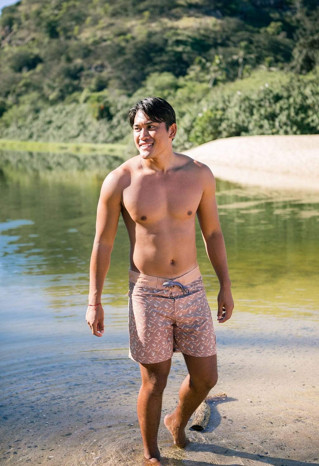 Men's Townshort in Torch Ginger Red Dirt