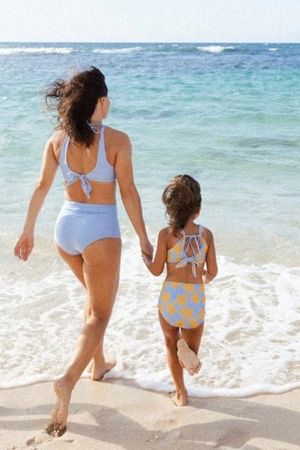 Light deals blue swimwear