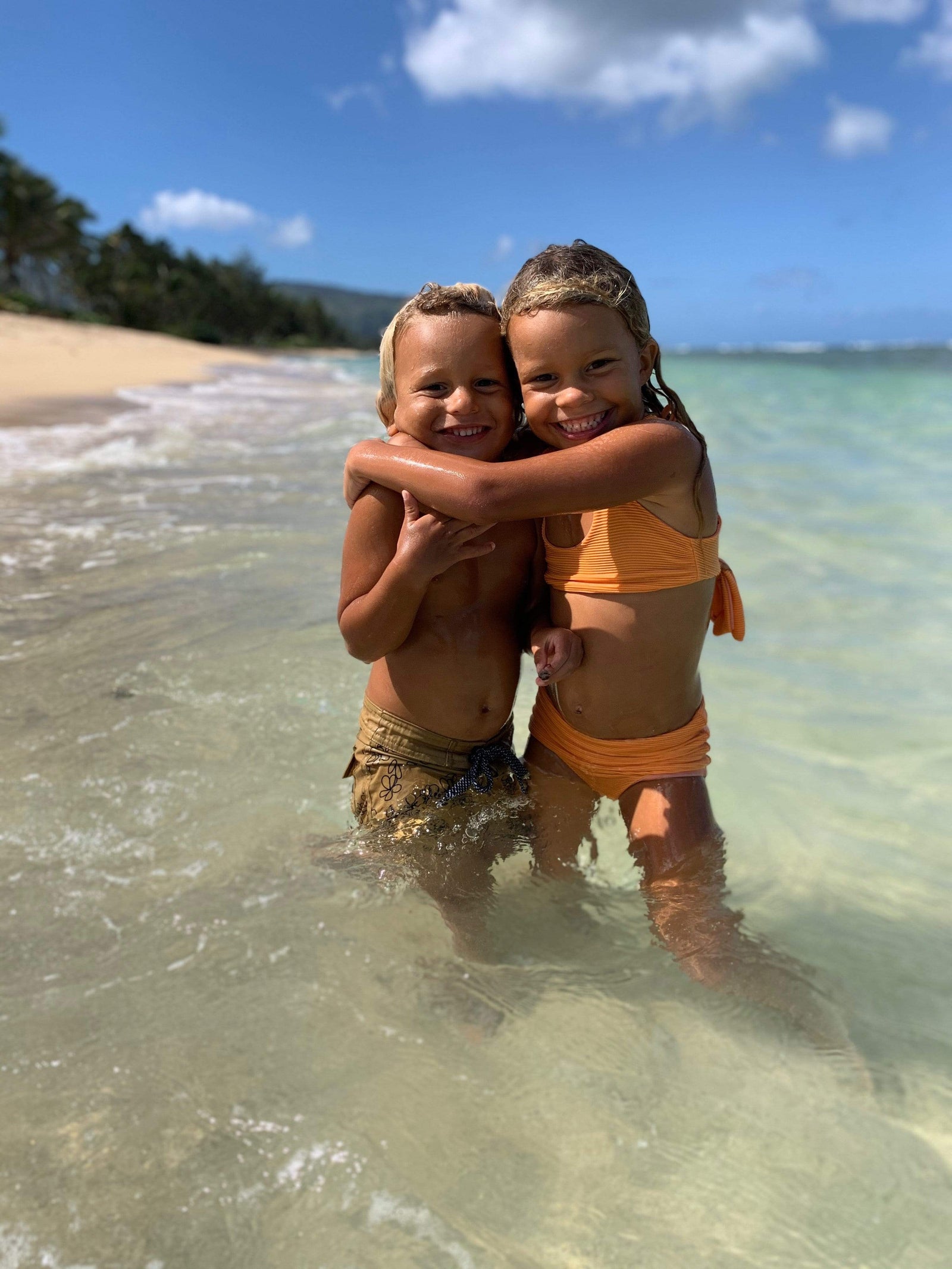 Girl's Bikini Separates in Sunrise Ribbed