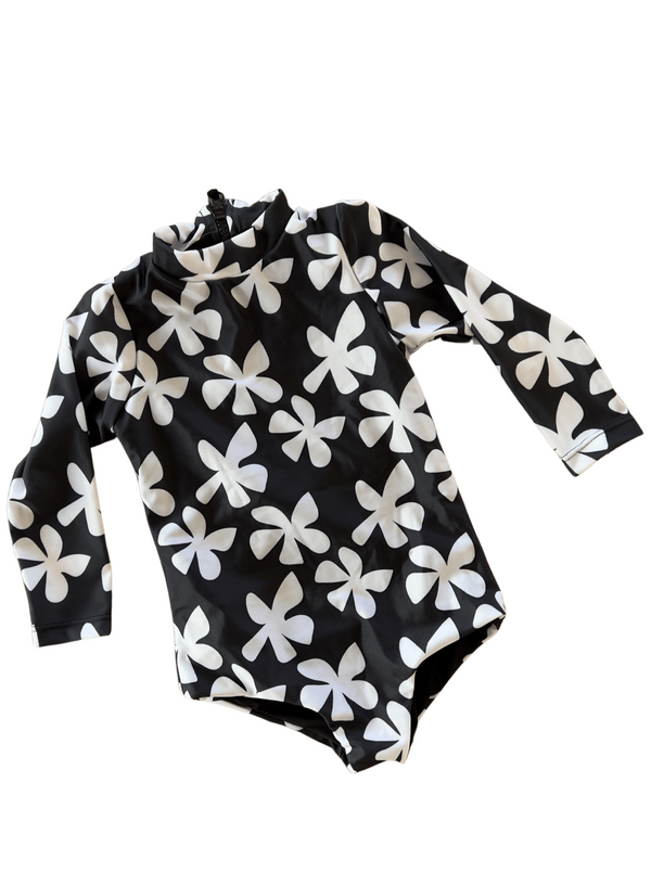 Plumeria Short Sleeve One Piece main image 1