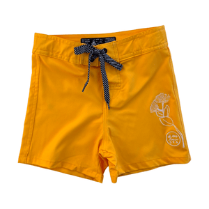 Kid’s Townshorts in Embroidered Ohia Flower