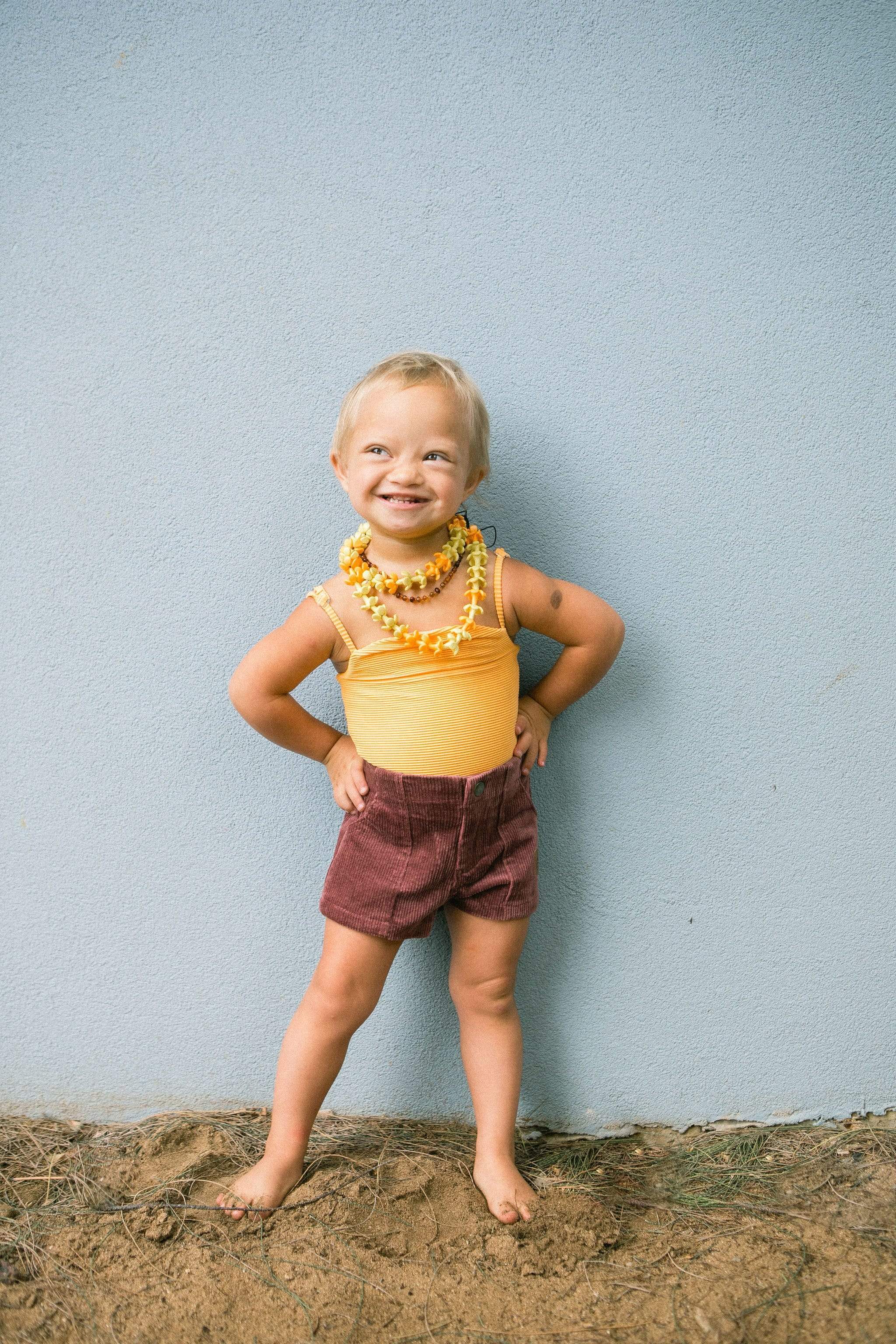 Yellow corduroy shorts store