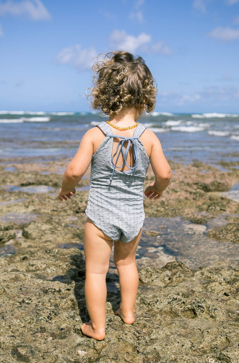Girl s Cutout One Piece In Blue Bubble OF ONE SEA girl-s-cutout-one-piece-in-blue-bubble-of-one-sea