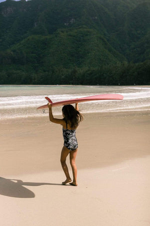 Girl's Strappy One Piece in Black Shaka