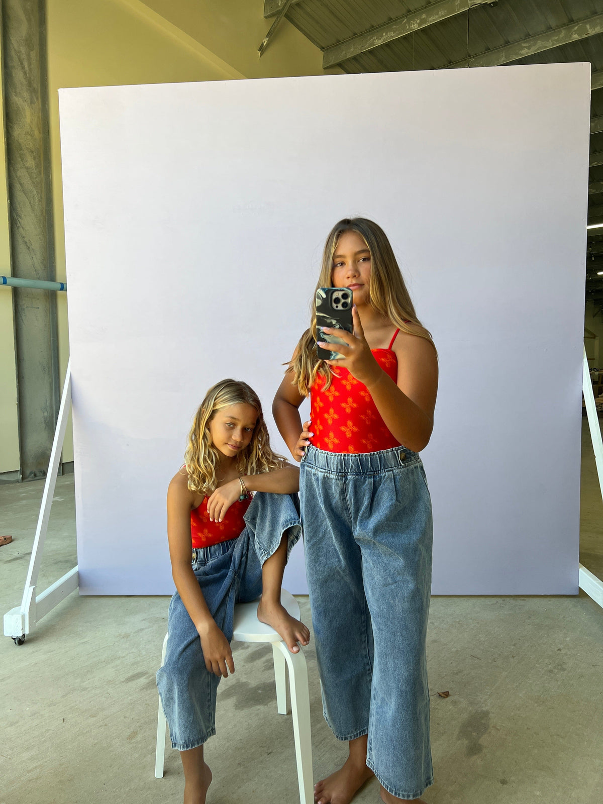 Girl’s Wide Leg Denim