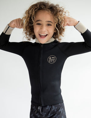 Kid's Natural Rubber Wetsuit in Long Sleeve Top