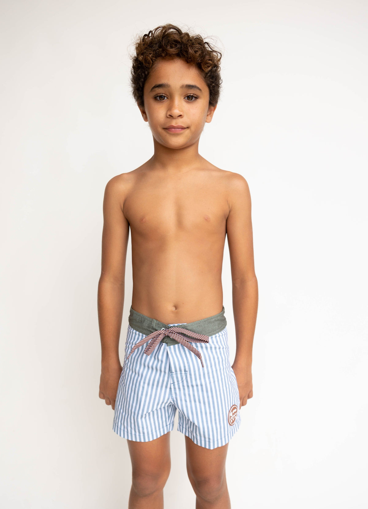 Kid’s Townshorts in Pinstripe