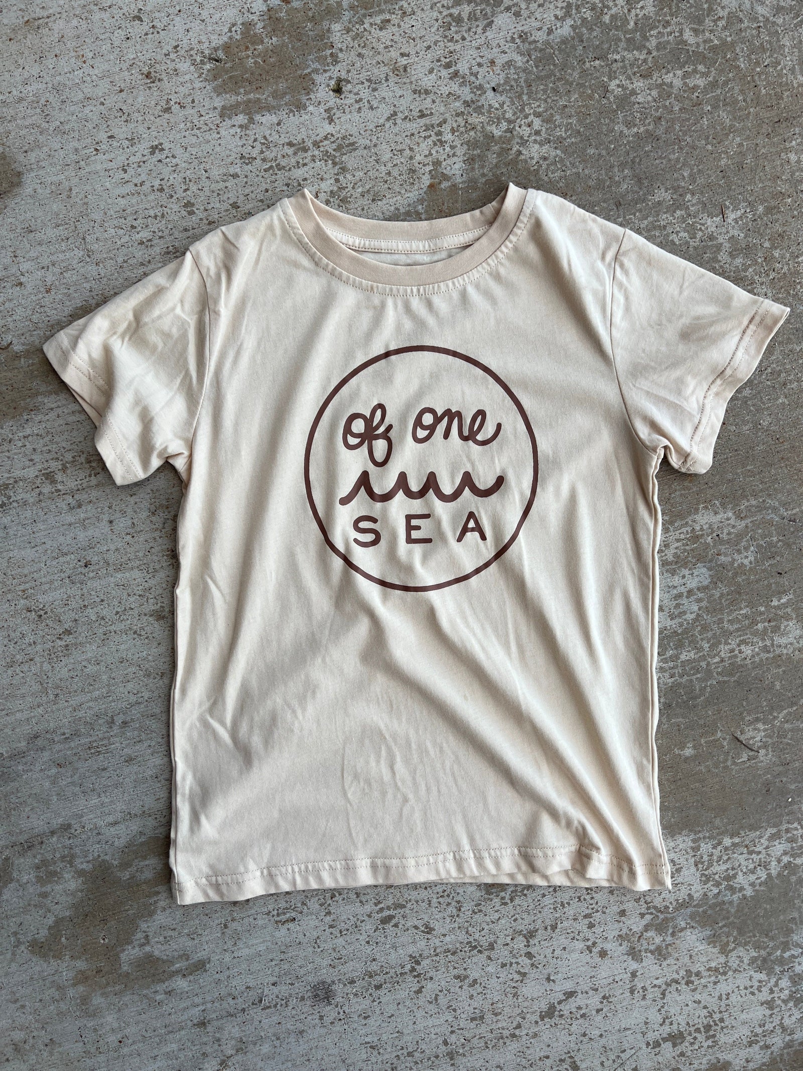 Kid’s Logo Tee in Cream